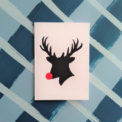 Rudolph Christmas Card