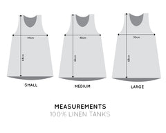 Linen Tank - TAN - Jewels Design