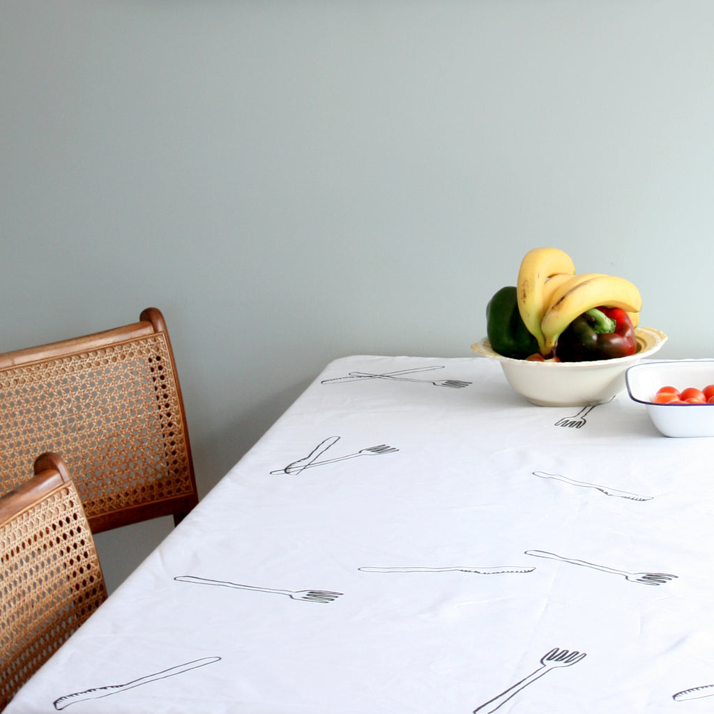 Tablecloth - Cutlery Design