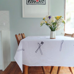 Tablecloth - Cutlery Design